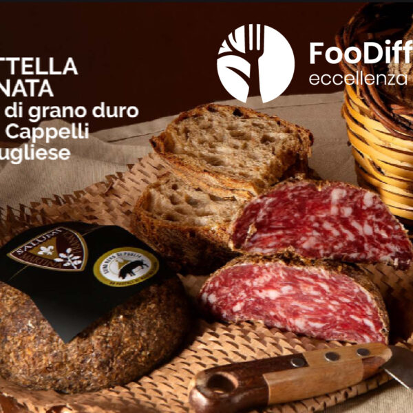 PAGNOTTELLA STAGIONATA in crusca di grano duro Senatore Cappelli di nero pugliese