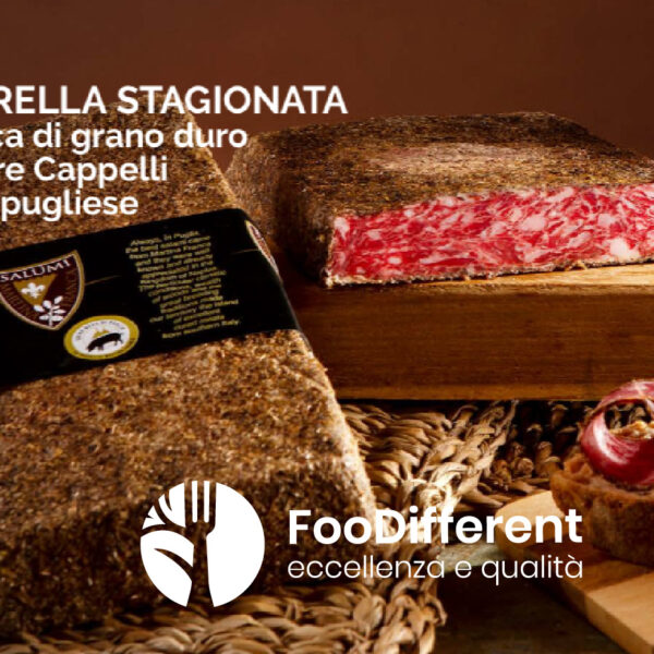 QUADRELLA STAGIONATA in crusca di grano duro Senatore Cappelli di nero pugliese