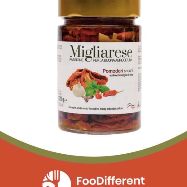 Pomodori Secchi in olio EVO g 320 Azienda Agricola Migliarese