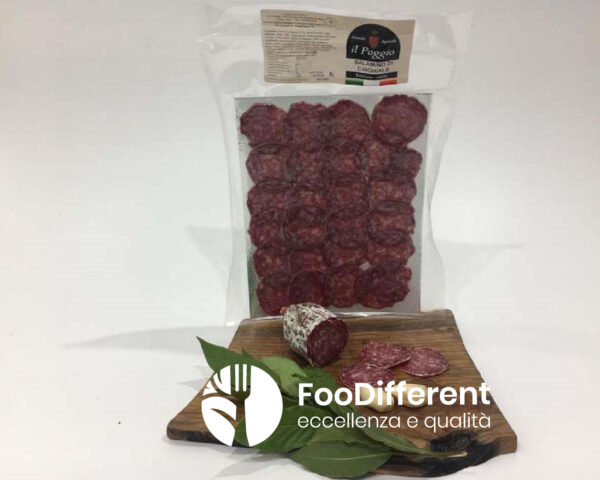 Salamino di Cinghiale Pre-Affettato da 100 gr. Sottovuoto Il Poggio