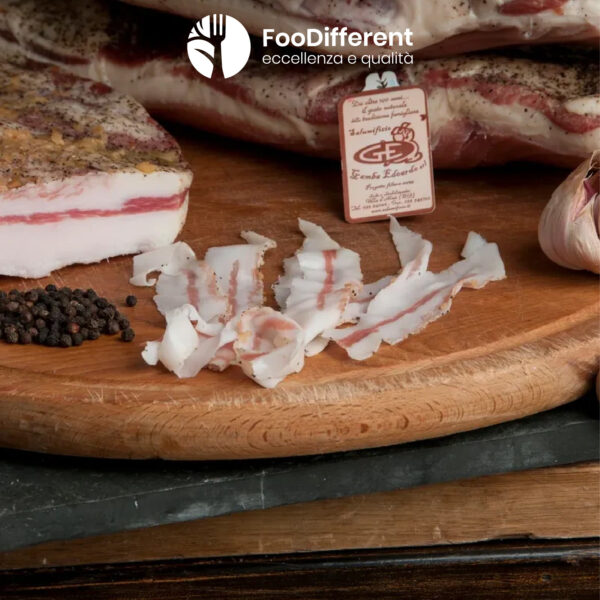 Pancetta affumicata Azienda Gamba Edoardo